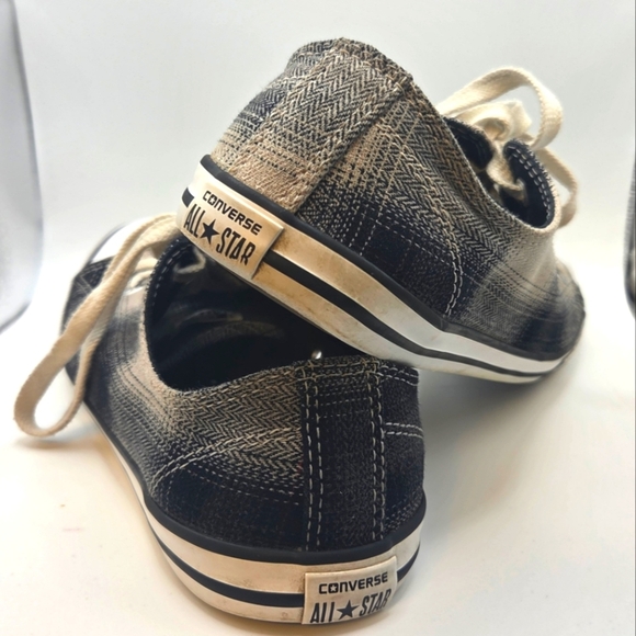 Converse Black and White Women's Sneakers - Picture 4 of 6